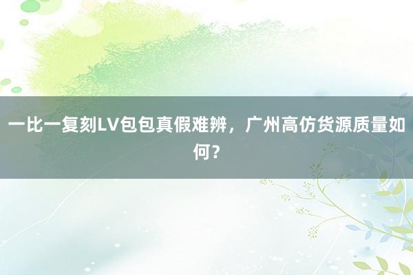 一比一复刻LV包包真假难辨，广州高仿货源质量如何？