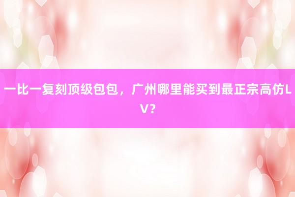 一比一复刻顶级包包，广州哪里能买到最正宗高仿LV？