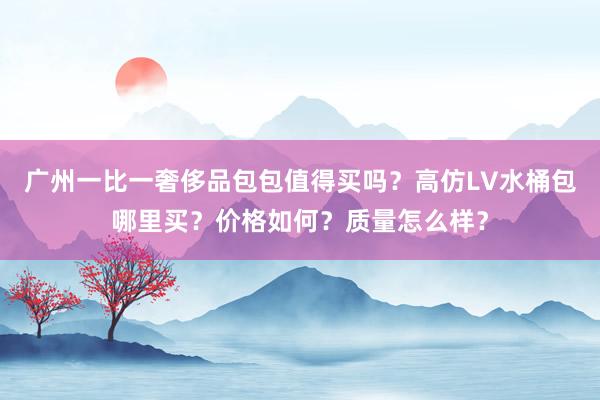广州一比一奢侈品包包值得买吗？高仿LV水桶包哪里买？价格如何？质量怎么样？