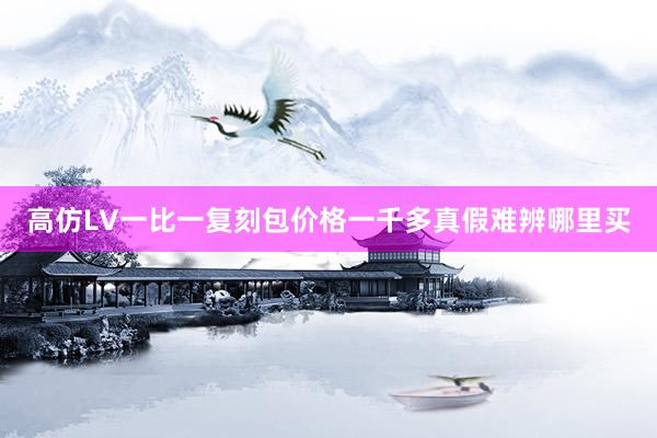 高仿LV一比一复刻包价格一千多真假难辨哪里买