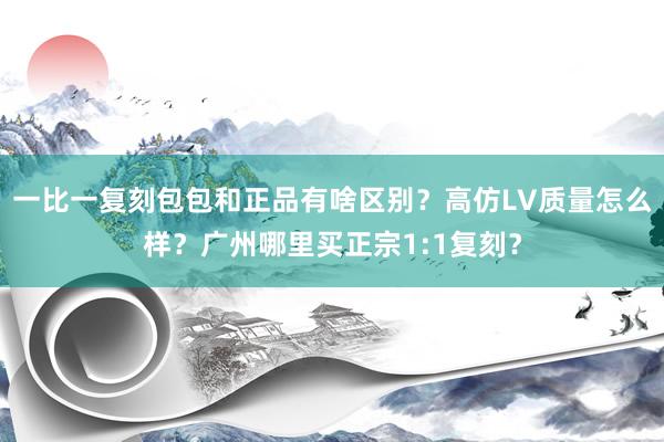 一比一复刻包包和正品有啥区别？高仿LV质量怎么样？广州哪里买正宗1:1复刻？