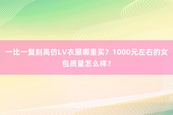 一比一复刻高仿LV衣服哪里买？1000元左右的女包质量怎么样？