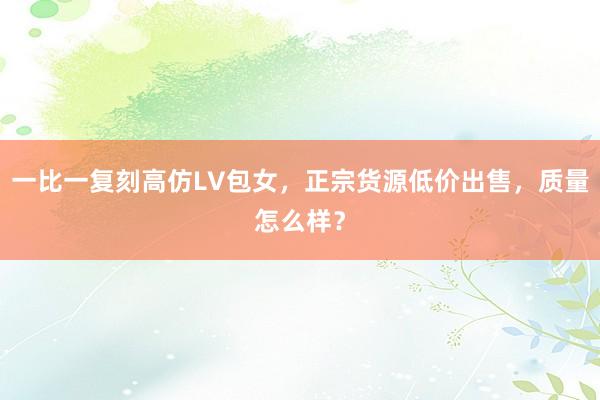 一比一复刻高仿LV包女，正宗货源低价出售，质量怎么样？