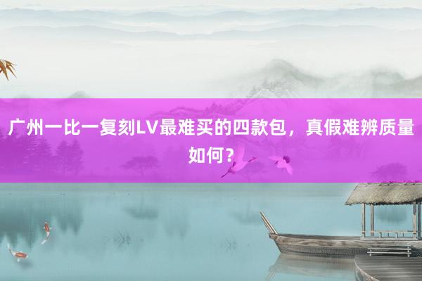 广州一比一复刻LV最难买的四款包，真假难辨质量如何？