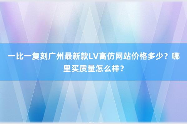 一比一复刻广州最新款LV高仿网站价格多少？哪里买质量怎么样？