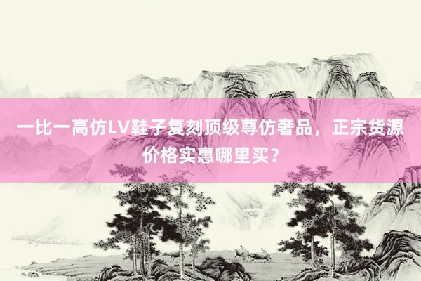 一比一高仿LV鞋子复刻顶级尊仿奢品，正宗货源价格实惠哪里买？