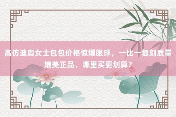 高仿迪奥女士包包价格惊爆眼球，一比一复刻质量媲美正品，哪里买更划算？